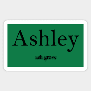 Ashley Name meaning Sticker